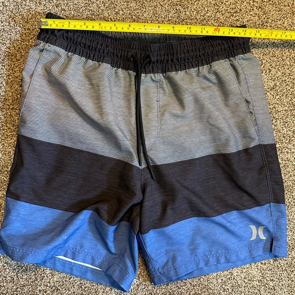 Hurley Volley Boardshorts - Size Medium- Gray and Blue - Picture 8 of 10